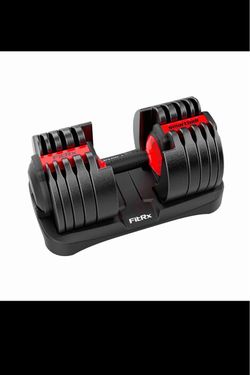 FitRx SmartBell XL, 90lb Adjustable Dumbbell with Quick-Select Weights for Home Gym