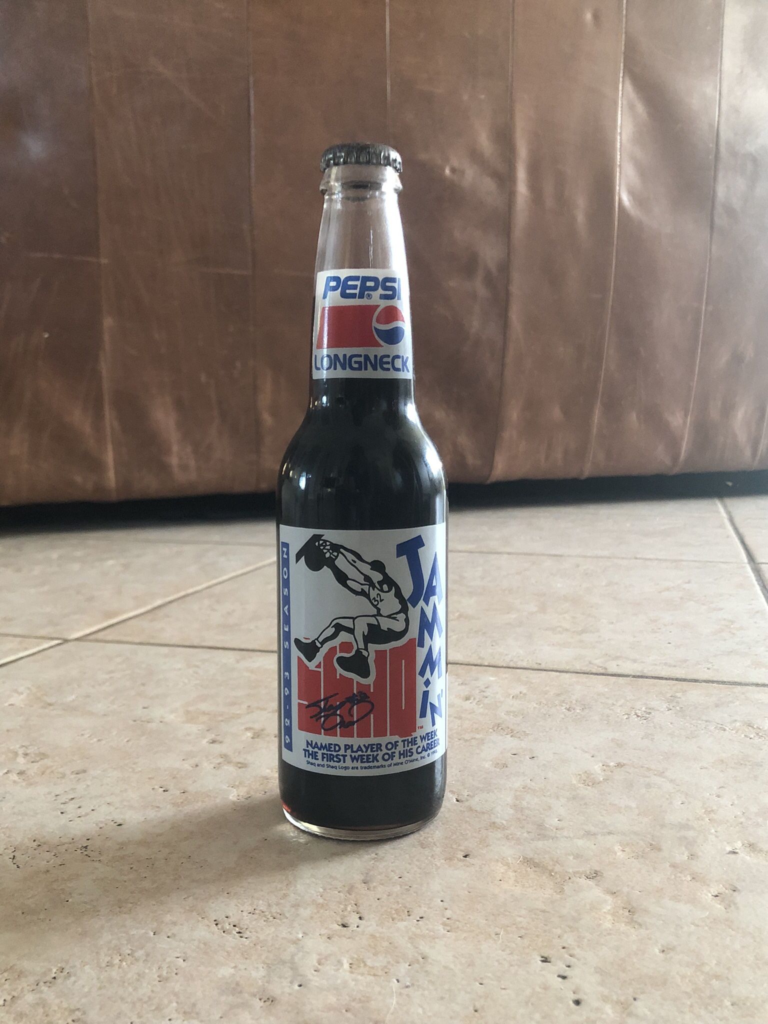 Pepsi-Cola 1993-94 SHAQ ATTAQ PAQ Longneck Bottles Rare Set. Collectors Edition. Marlins, Dolphins Coca Cola Bottles. Coke.
