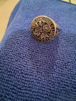 Silver Religious ring