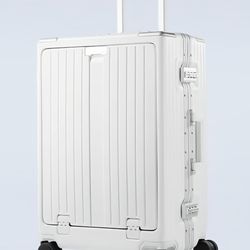 UrbanExplorer 24 Inch Check-In Luggage, White