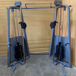 Precor Icarian Functional Trainer With Dual 240 Lb Weight Stacks & Adjustable Pulleys- Commercial Gym Equipment 