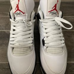 Air Jordan 4 White Cement 