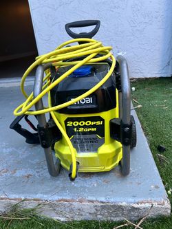RYOBI 2000 PSI Electric Pressure Washer – Works Great – 1.2 GPM