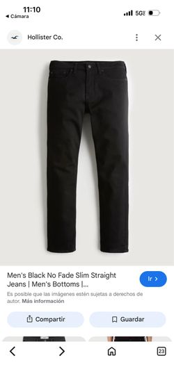 Mens HOLLISTER Black Jeans straight
