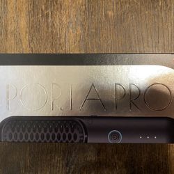 TYMO Porta Cordless Hair Straightener Brush, Portable Mini Straightening Brush for Travel, Negative Ion Hot Comb Hair Straightener for Women, Lightwei