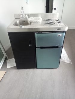 Mini Fridge & Stove,Sink 3 In 1