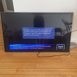 Panasonic Flat Screen Tv  45inch