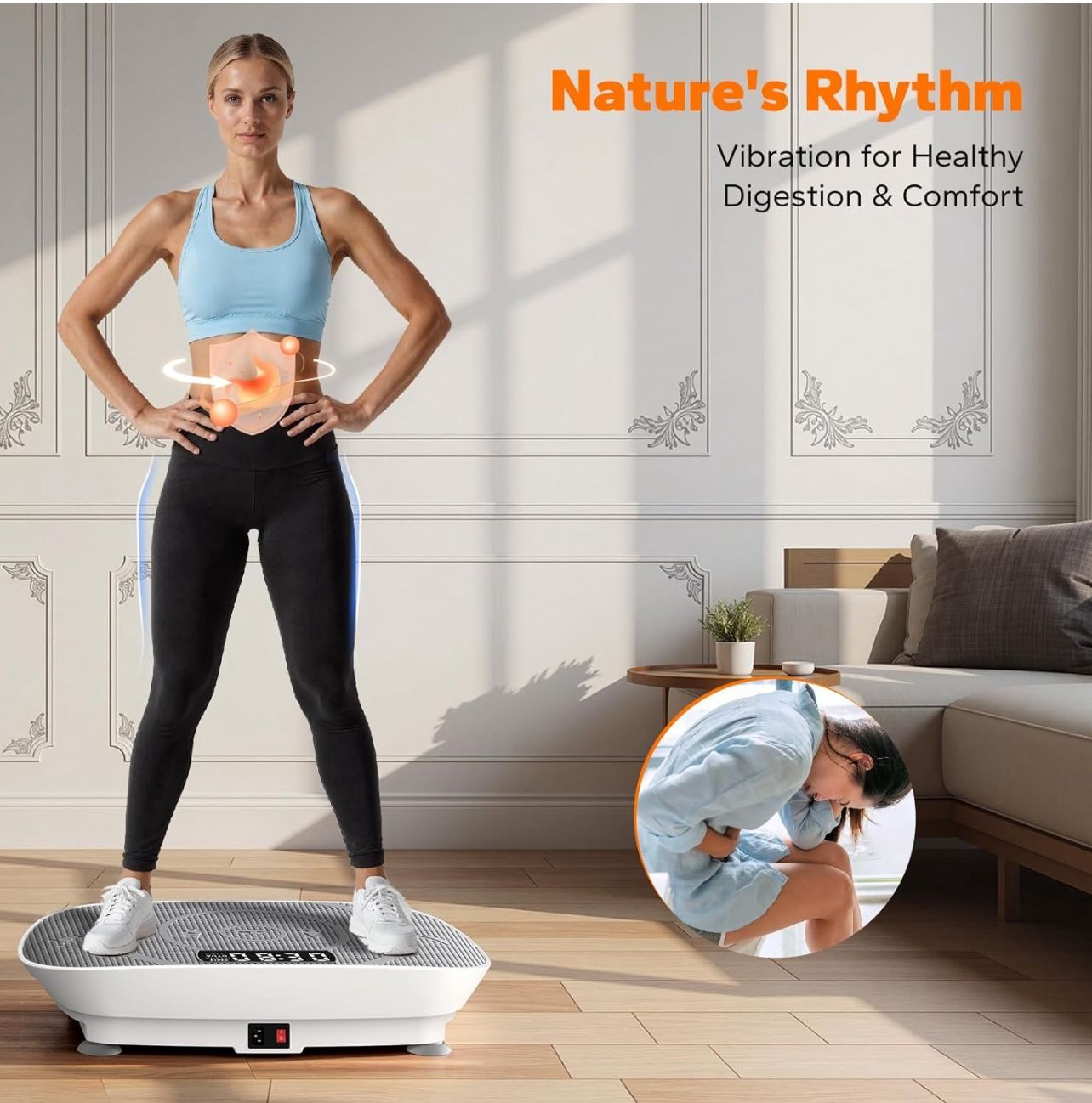 MERACH Vibration Plate Exercise Machin