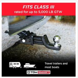 Tow Smart Class III Trailer Hitch Ball Mount