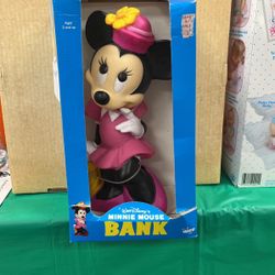 Walt Disney Minnie Mouse Bank