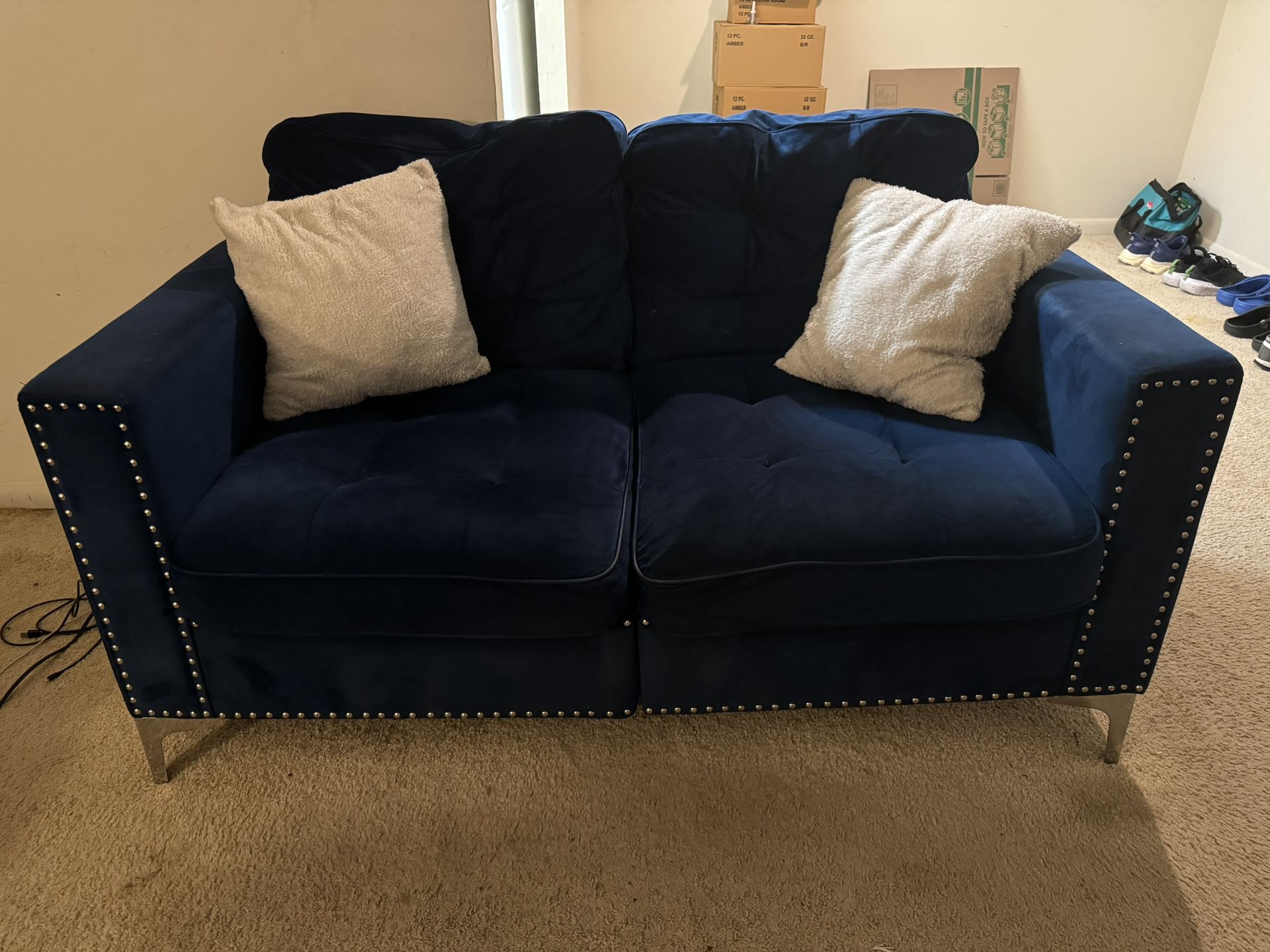 Blue Sofa & Love