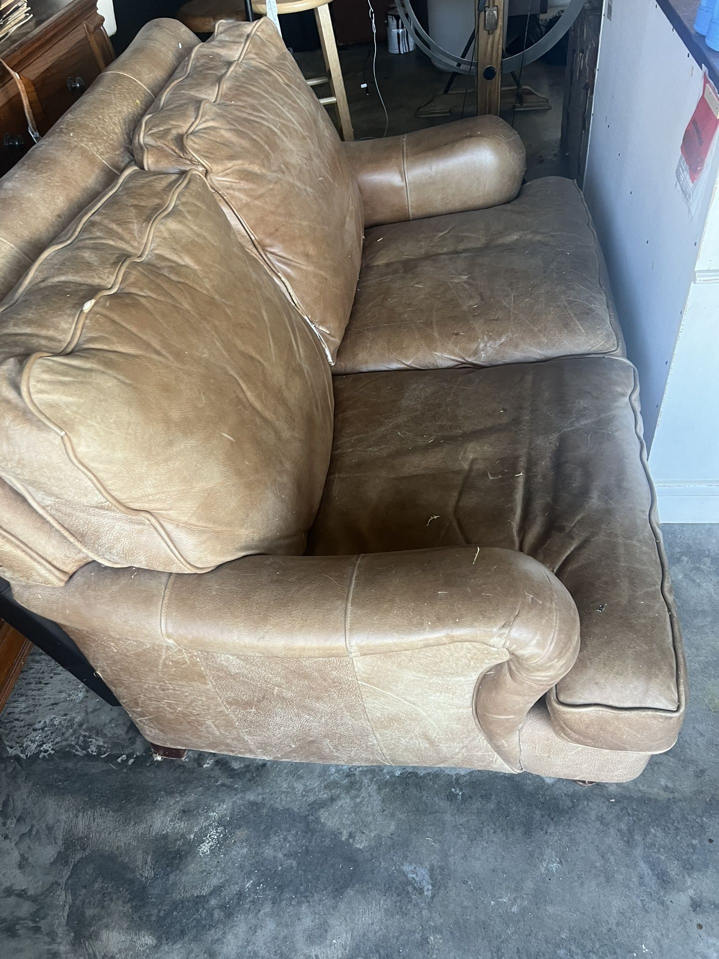 Leather Sofa FIRM With Price Period