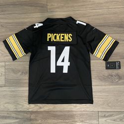Youth Pittsburgh Steelers 14# George Pickens Stitched Jersey