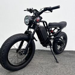 New! 1500 W, Electric Bike, Red  Yellow or Black, 35MPH, Fat Tire 