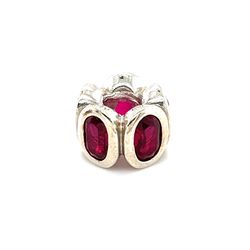 Pandora Hot Pink Cz Oval Lights Charm