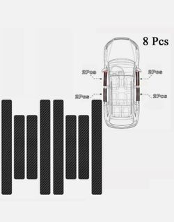 5$- 4Pcs Car Threshold Strip Door Plate Sill Scuff Cover Sticker Decals for Lexus