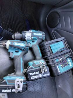 Makita drill and impact set