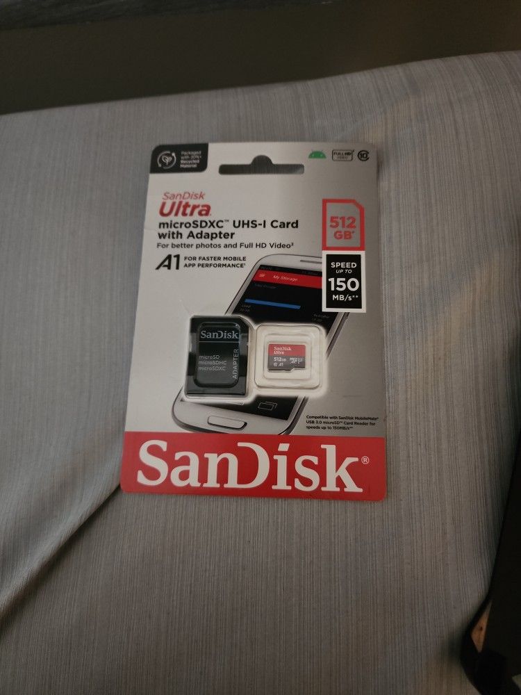 SanDisk Ultra MicroSDXC UHS-1 Card With Adapter Fast for better pictures, app performance and Full HD video

 

The SanDisk Ultra microSD UHS-I card 