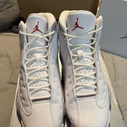 Air Jordan 13 Retro Deadstock White/true Red-wolf Grey Size 11.5