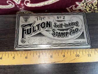 Fulton Antique Stamp Pad