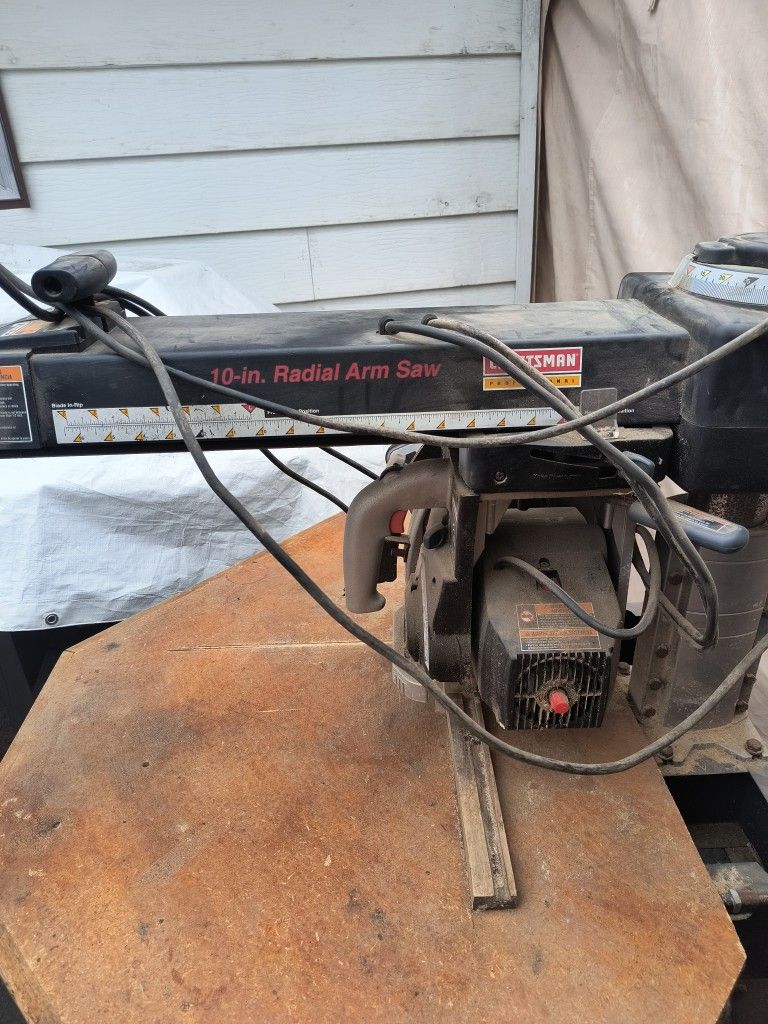 Craftsman 10" Radial Arm Saw