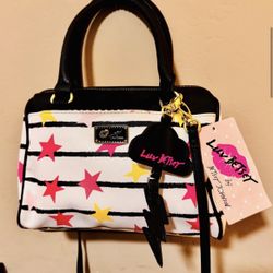 NWT Betsey Johnson Barrel Crossbody Bag