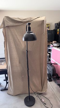 Metal farmhouse floor lamp- set of two