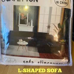NEW L-SHAPED SOFA/SECTIONAL SLIP COVER