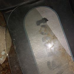 Original German Vw Glass For Beetle Rear Side