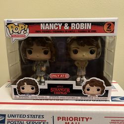 Nancy And Robin Stranger Things Funko Pop 2 Set
