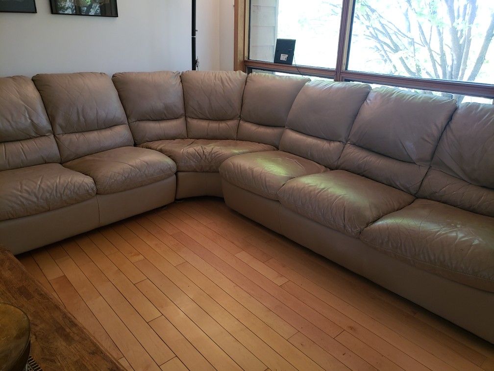 3 Piece Leather Couch