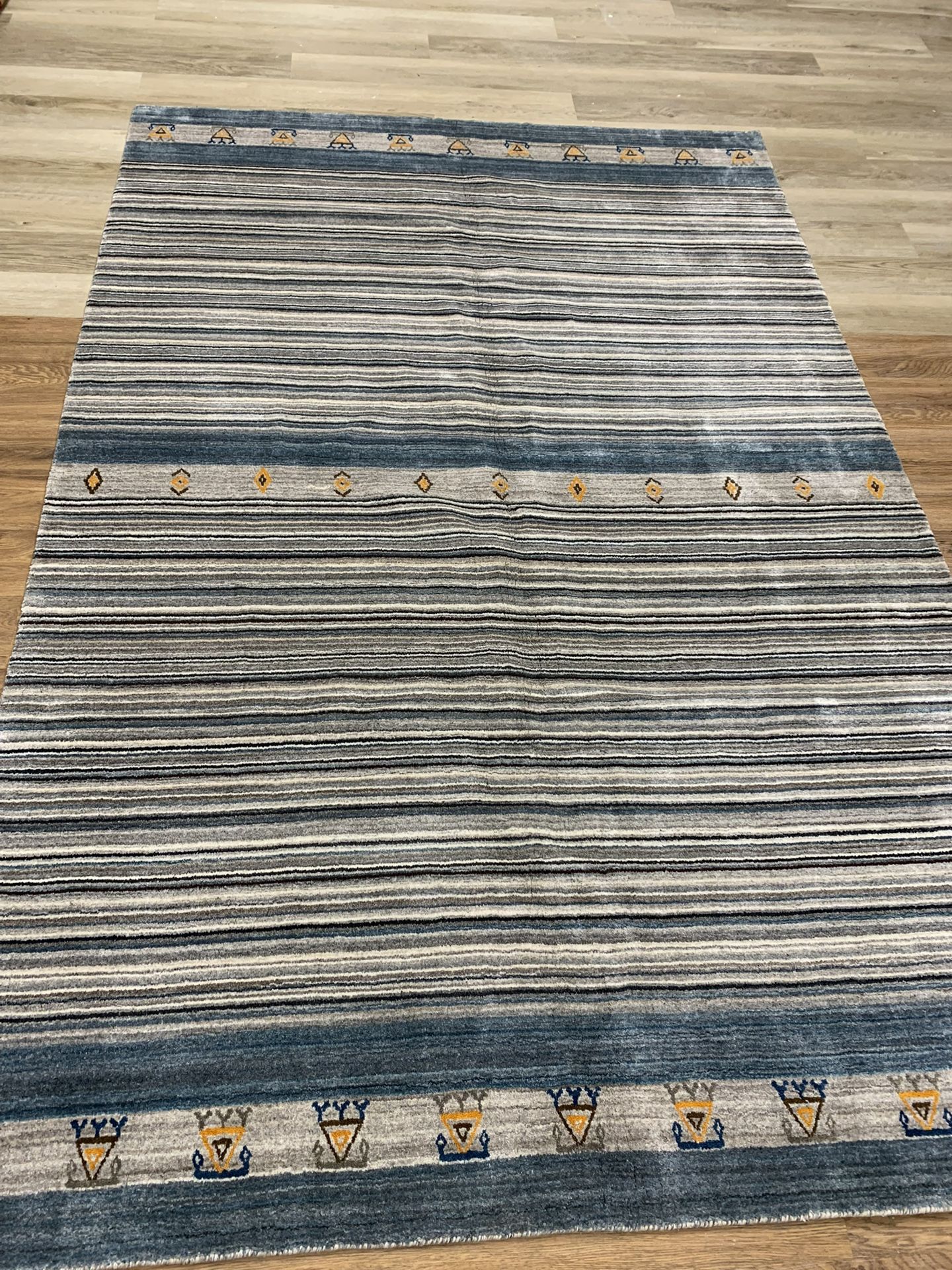 6x9 Handmade Gabbeh Rug