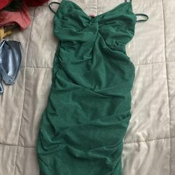 light green dress
