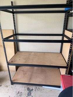 Rack 5-Shelf Heavy Duty Adjustable Metal Garage Storage Shelving Unit in Black (48 in. W x 72 in. H x 24 in. D