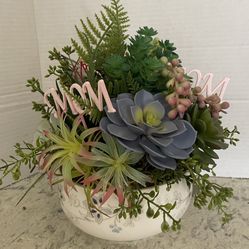 Reduced Mothers Day Succulent Centerpiece 