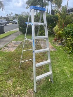 Werner ladder 6 ft aluminum