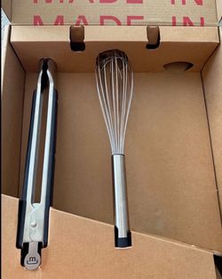 Made In Whisk And Tongs New In Box  (original)