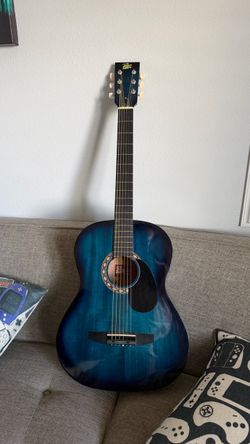 Rogue Starter Acoustic Guitar Blue
