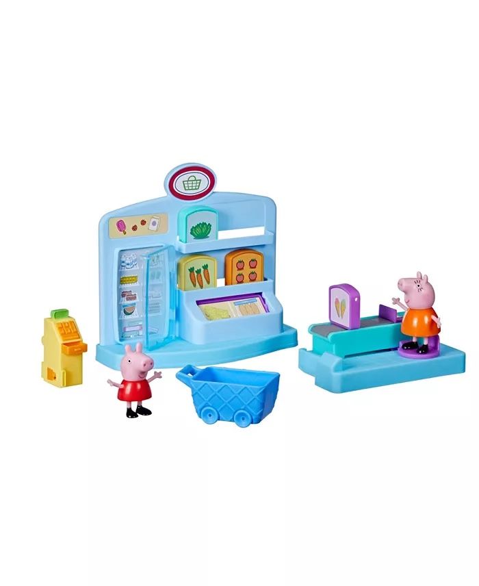 Props Pig Supermarket 10-Piece Pretend Play Set for Kids