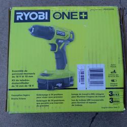 DRILL SET RYOBI 