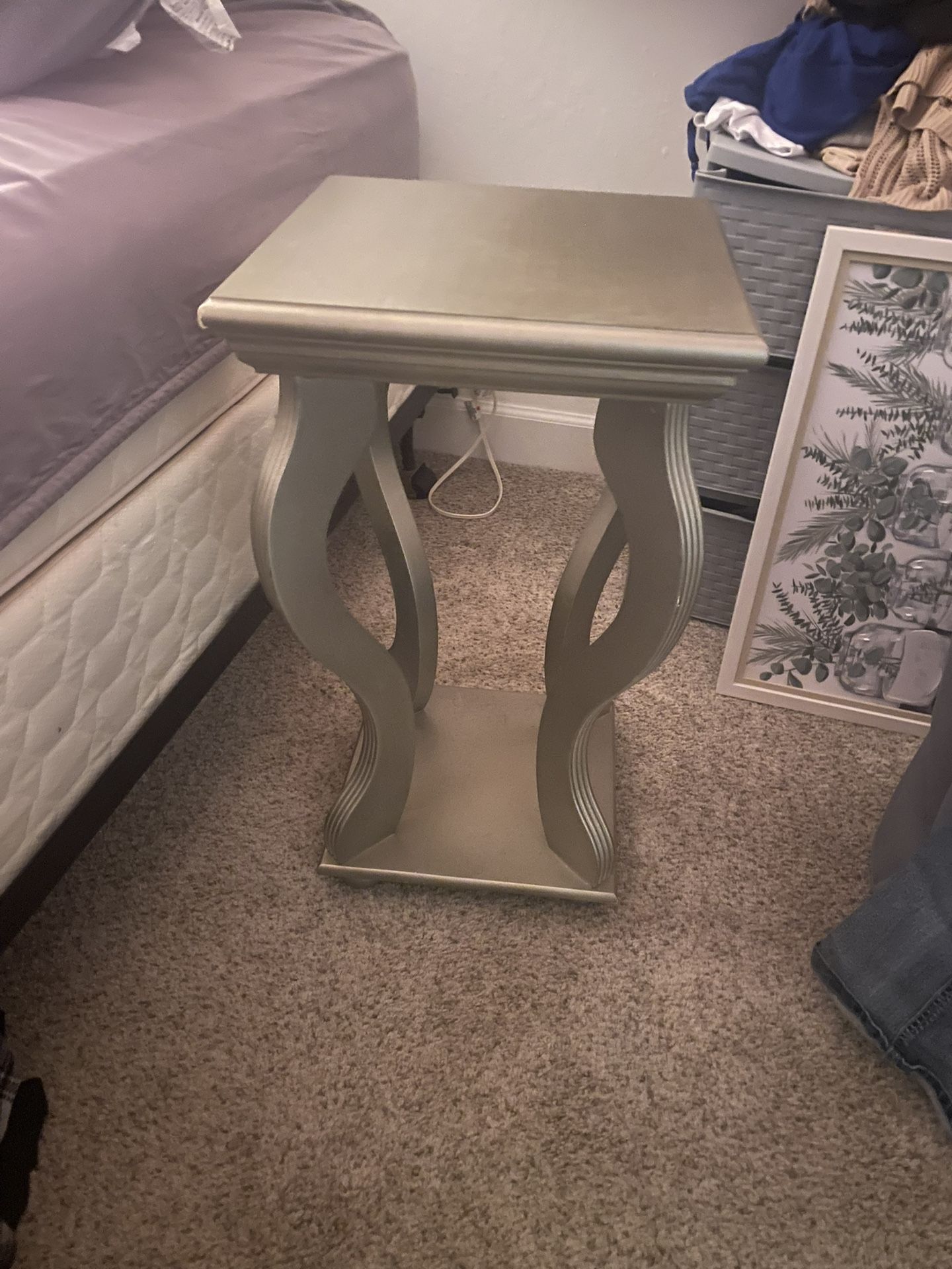 Two Small End Tables Or Night Stand Tables