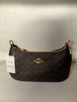 Coach Teri Shoulder Bag in Walnut/Black