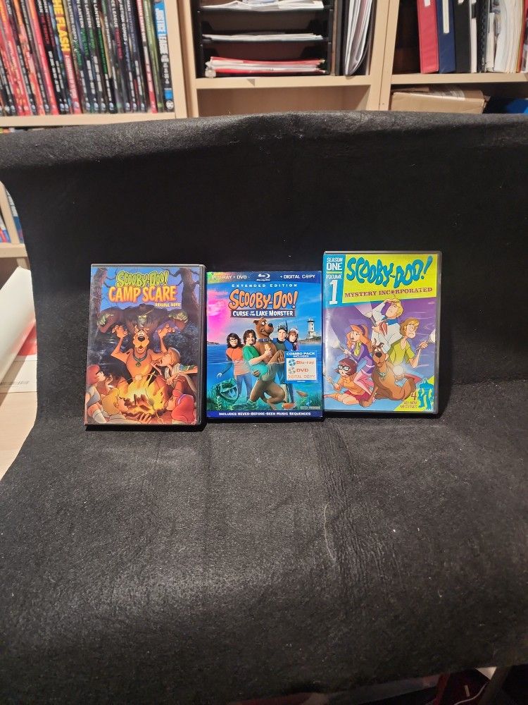 Scooby-doo Bluray and DVD's
