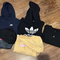 Kids Size L Hoodies. Nike, Jordan, Adidas