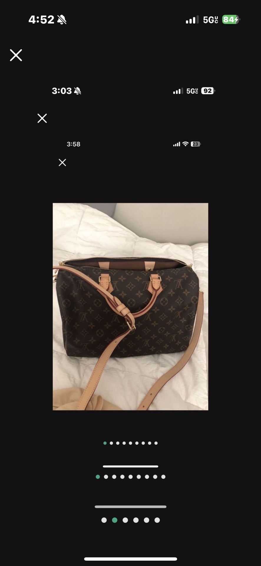 Louis Vuitton Speedy 35 Bandouliere