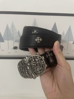 Vintage Chrome Hearts Leather Belt