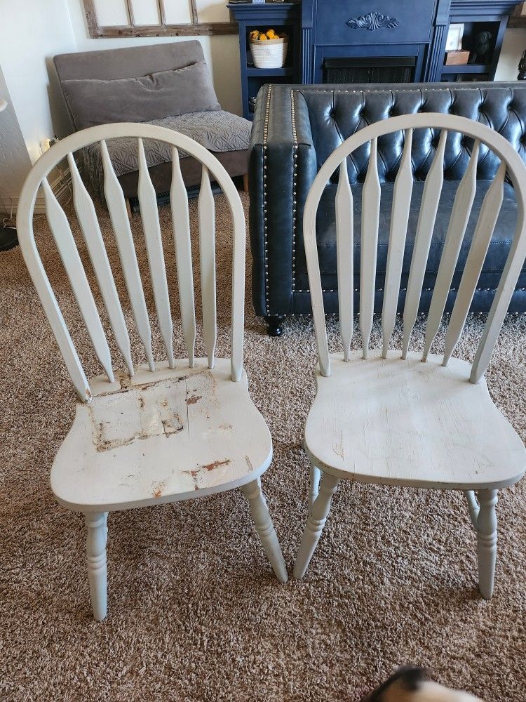 2 Farmhouse Chairs