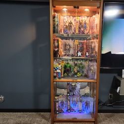 Twin Glass Curio Cabinet 