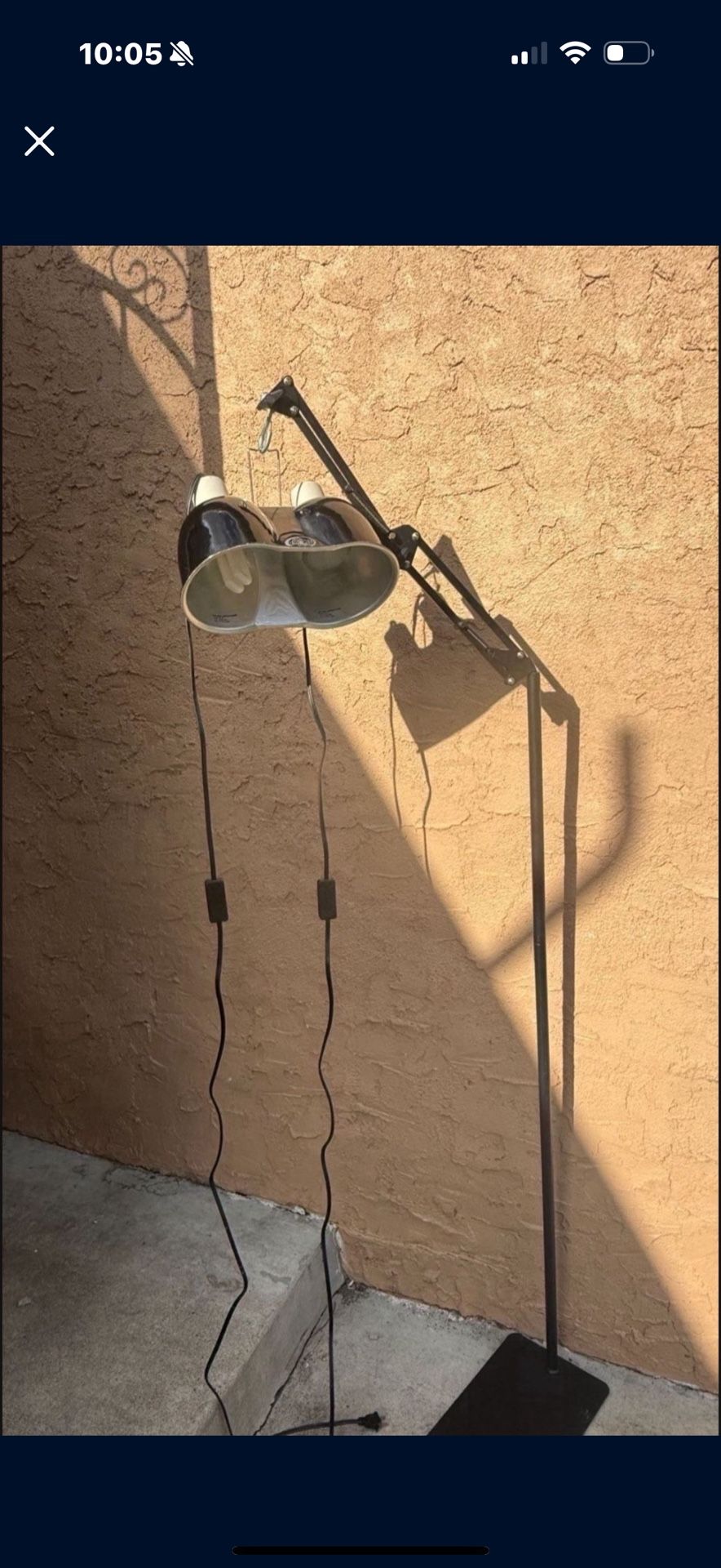 Reptile Heat Lamp with Stand