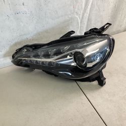 2017-2020 SUBARU BRZ TOYOTA 86 HEADLIGHT FULL LED LEFT DRIVER SIDE LH USED OEM 